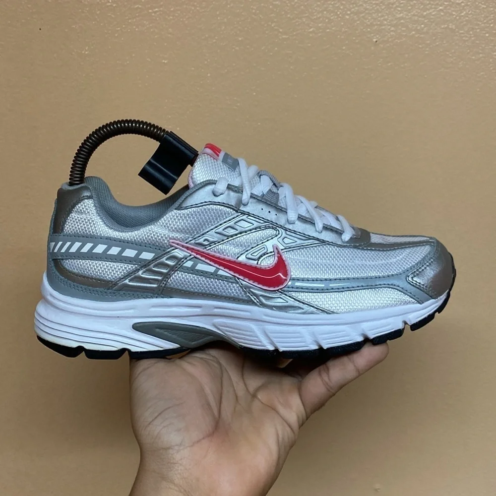 Nike Initiator Women’s Running Sneakers “White Metallic Silver Pink”